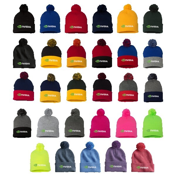 Sportsman SP15 12" Pom-Pom Knit Beanie 1