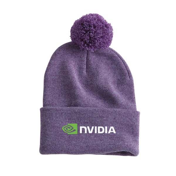 Sportsman SP15 12" Pom-Pom Knit Beanie 1