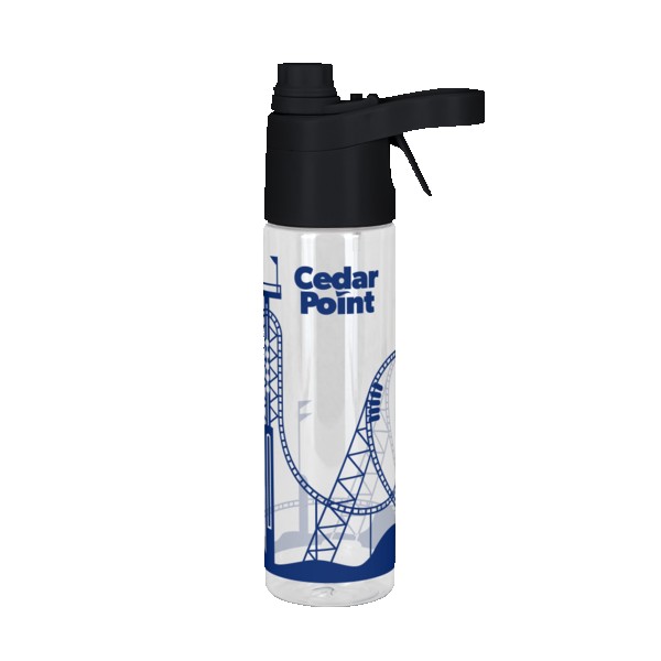 Spritzer 20 oz rPET Spray Water Bottle 1