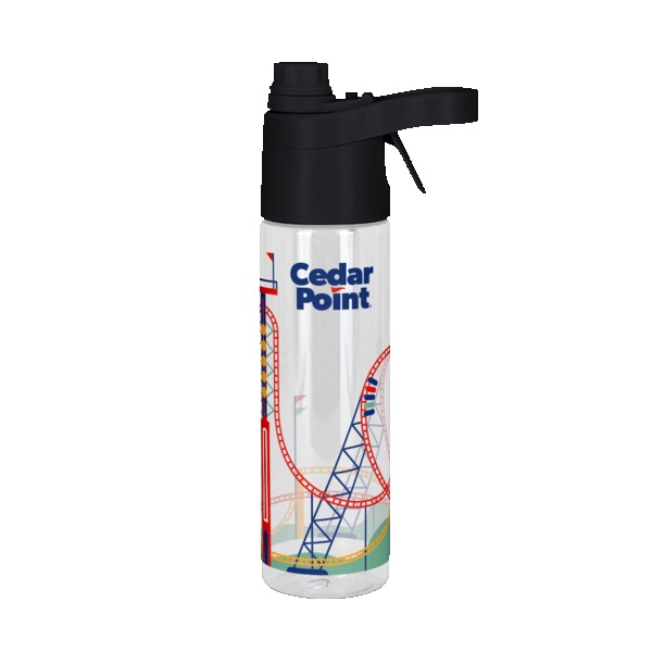 Spritzer 20 oz rPET Spray Water Bottle 1