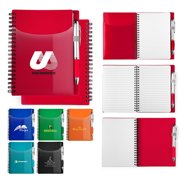 Sorbet Notebook Set with matching pen (PB2571). 1