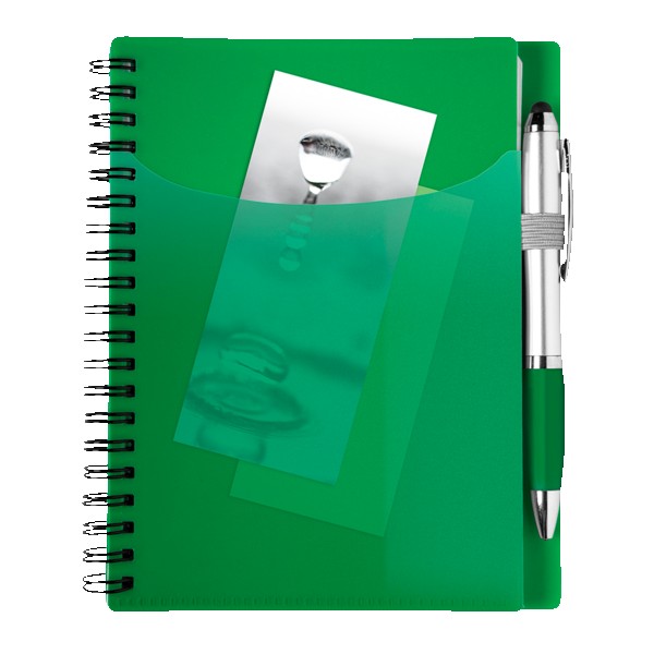 Sorbet Notebook Set with matching pen (PB2571). 1