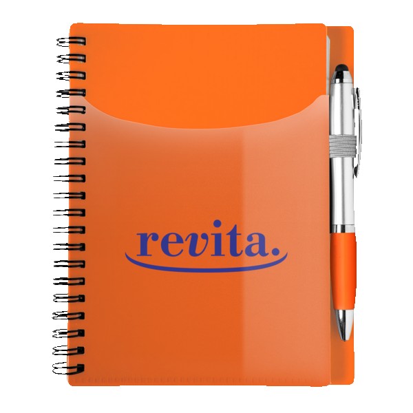 Sorbet Notebook Set with matching pen (PB2571). 1