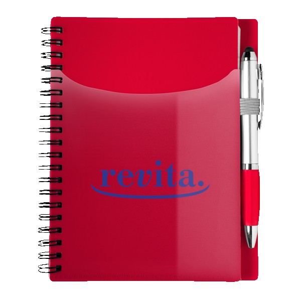Sorbet Notebook Set with matching pen (PB2571). 1