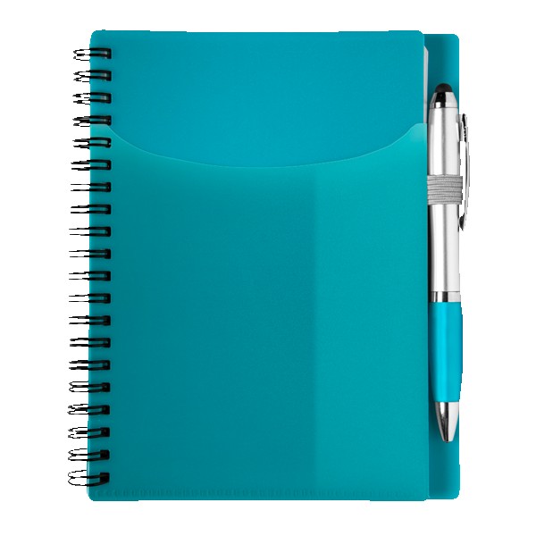 Sorbet Notebook Set with matching pen (PB2571). 1