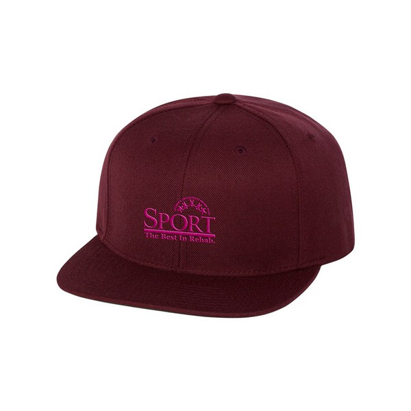 Yupoong 6089M Classic Flat Bill Snapback Cap 1