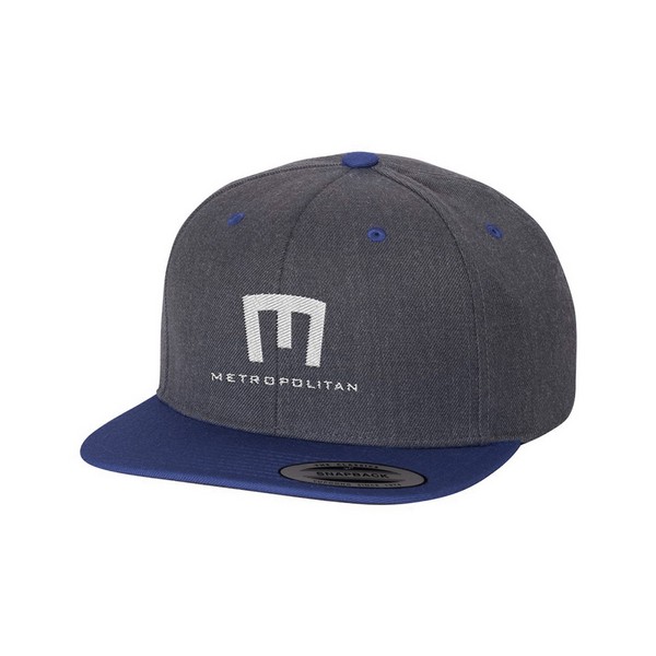 Yupoong 6089M Classic Flat Bill Snapback Cap 1