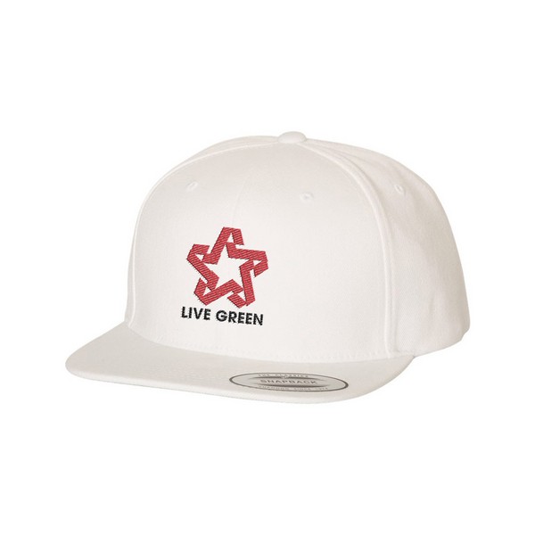 Yupoong 6089M Classic Flat Bill Snapback Cap 1