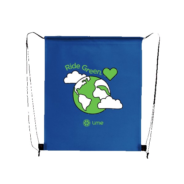 Polaris Recycled Non-Woven Drawstring Bag 1