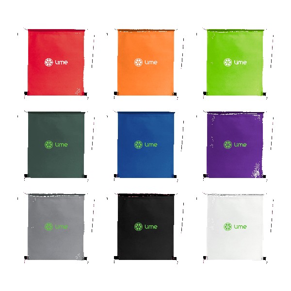 Polaris Recycled Non-Woven Drawstring Bag 1