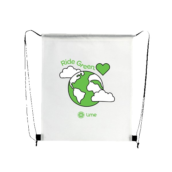Polaris Recycled Non-Woven Drawstring Bag 1