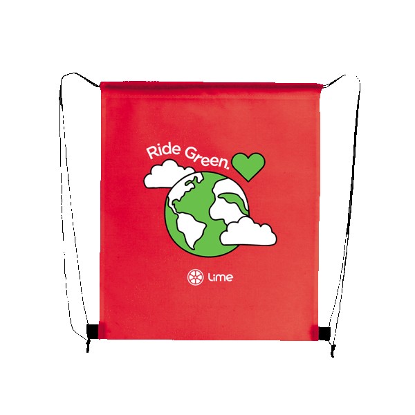 Polaris Recycled Non-Woven Drawstring Bag 1