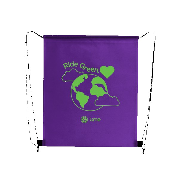 Polaris Recycled Non-Woven Drawstring Bag 1