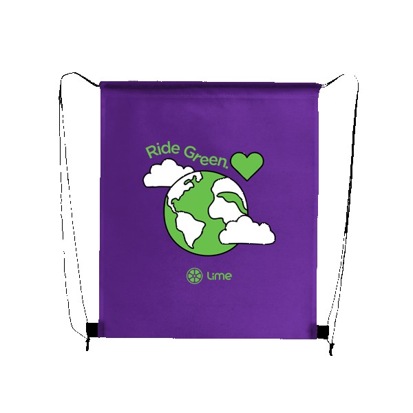 Polaris Recycled Non-Woven Drawstring Bag 1