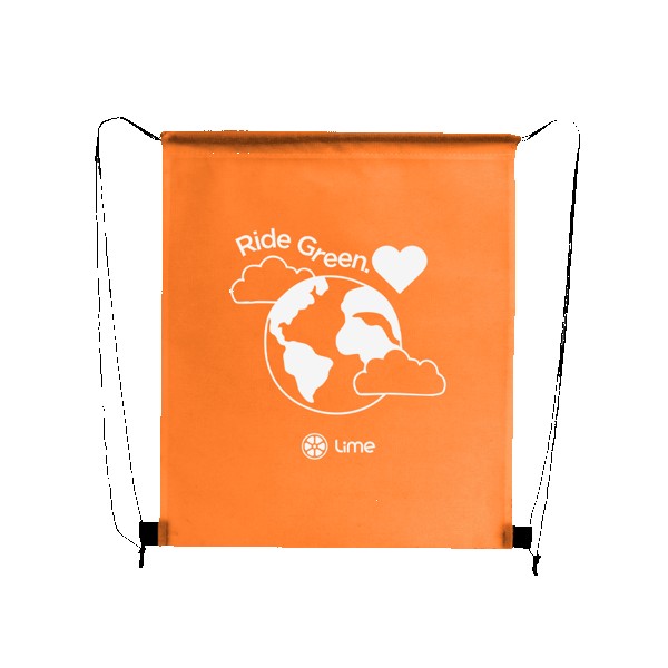 Polaris Recycled Non-Woven Drawstring Bag 1