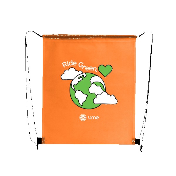 Polaris Recycled Non-Woven Drawstring Bag 1