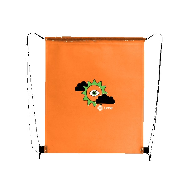 Polaris Recycled Non-Woven Drawstring Bag 1