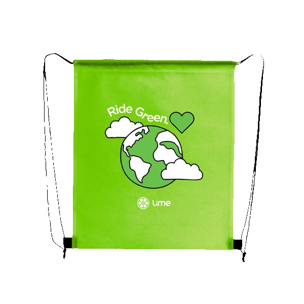 Polaris Recycled Non-Woven Drawstring Bag 1
