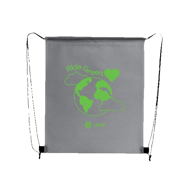 Polaris Recycled Non-Woven Drawstring Bag 1