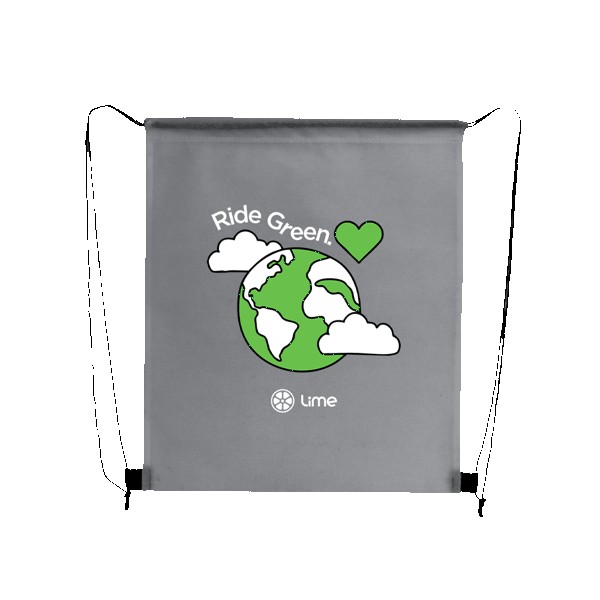 Polaris Recycled Non-Woven Drawstring Bag 1
