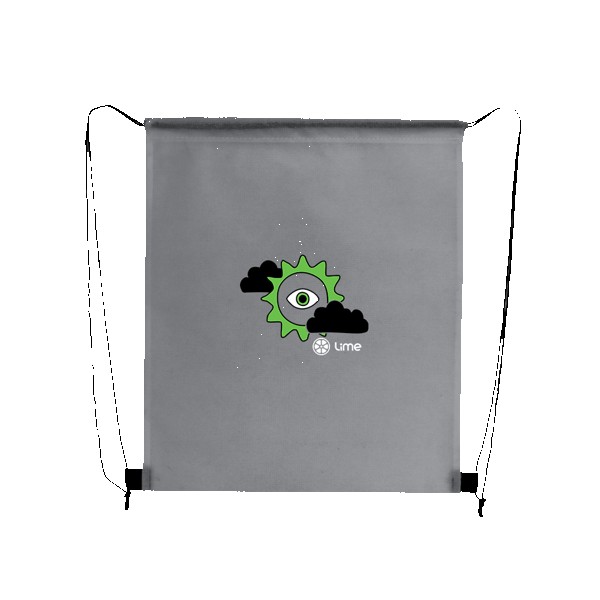 Polaris Recycled Non-Woven Drawstring Bag 1