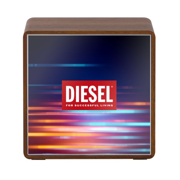 Orbit Wood Grain Mirror Light-Up Speaker 1