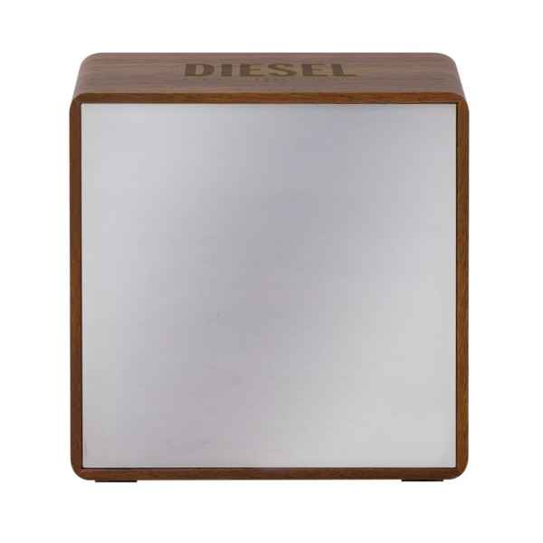 Orbit Wood Grain Mirror Light-Up Speaker 1