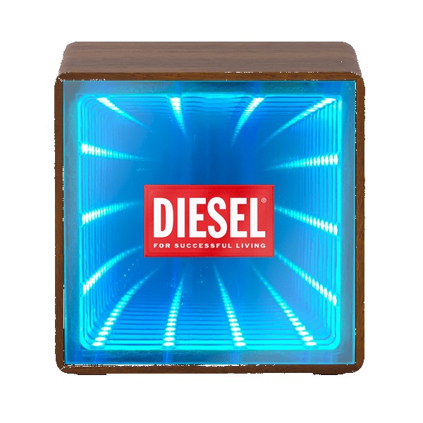 Orbit Wood Grain Mirror Light-Up Speaker 1