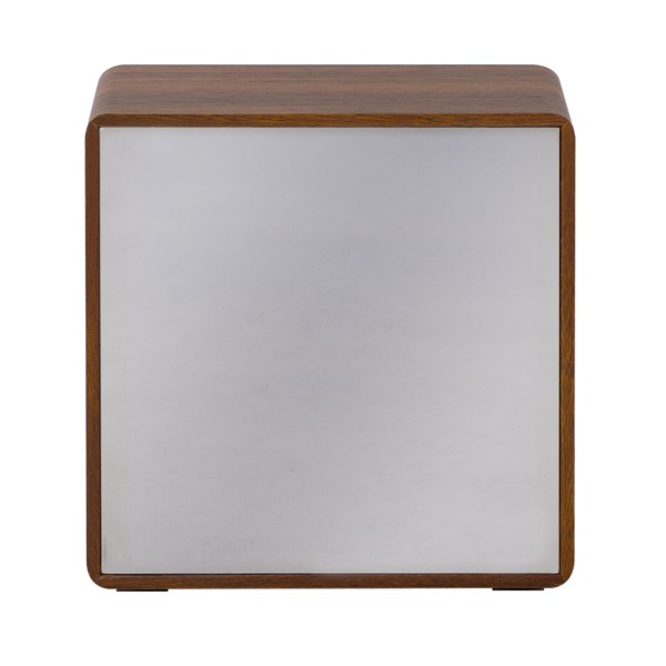 Orbit Wood Grain Mirror Light-Up Speaker 1