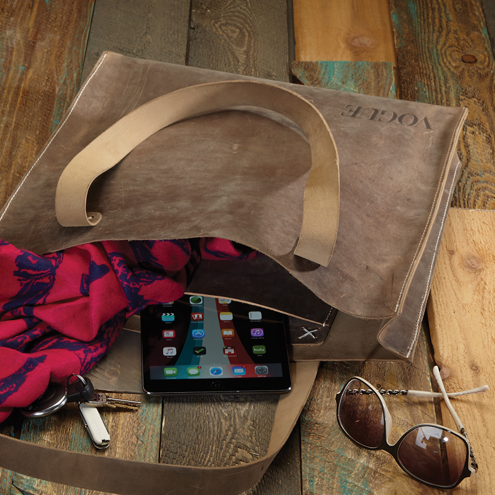 Sawyer Leather Tote w/Inside Pocket 1