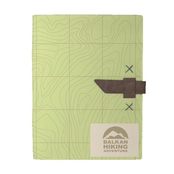 Hubbard Dye-Sublimated Felt Padfolio 1