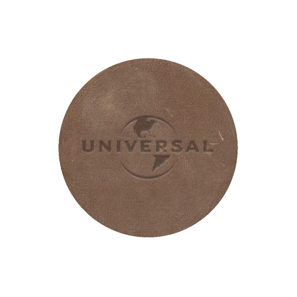 2 1/2" Leather Circle Patch 1