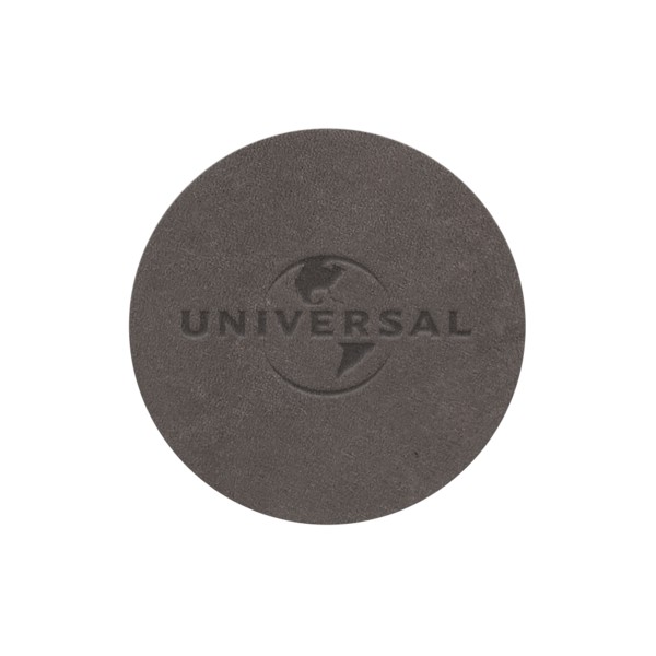 2 1/2" Leather Circle Patch 1