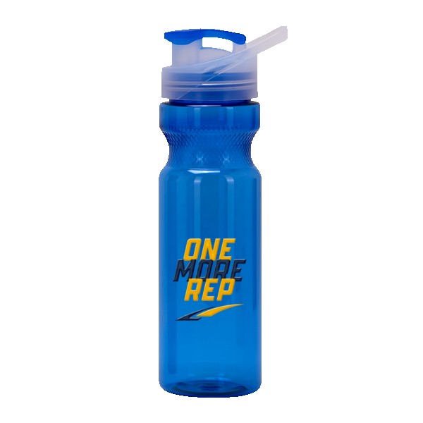 28oz Fitness Bottle with Guzzler Lid 1