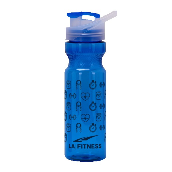 28oz Fitness Bottle with Guzzler Lid 1