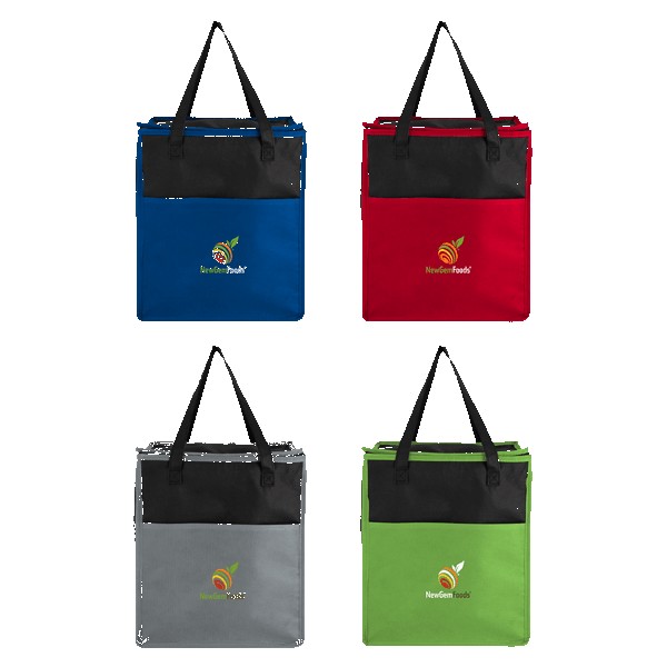 Crystal Cove Recycled Non Woven Grocery Cooler 1 Crystal Cove Recycled Non Woven Grocery Cooler 1