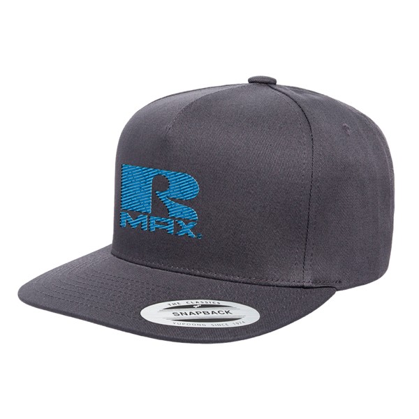 Yupoong 6007 Five Panel Flat Bill Cap 1
