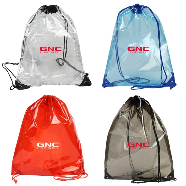 Phoenix Clear Drawstring Backpack 1