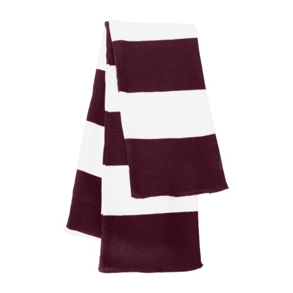 Sportsman SP02 Rugby Striped Knit Scarf 1