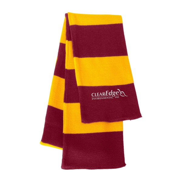 Sportsman SP02 Rugby Striped Knit Scarf 1