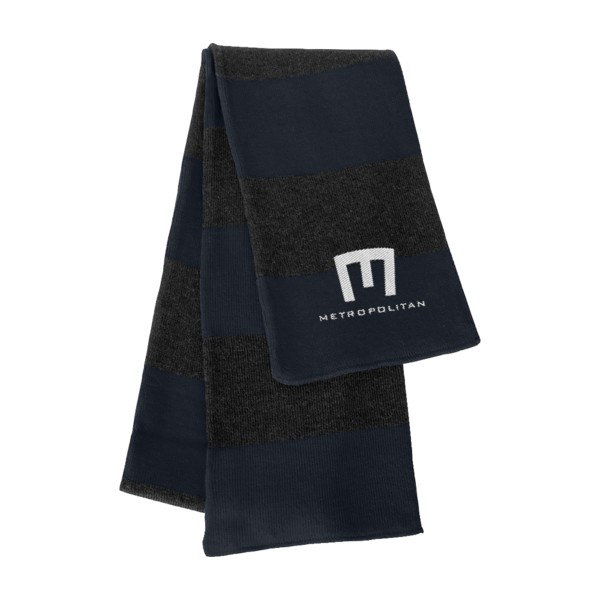 Sportsman SP02 Rugby Striped Knit Scarf 1