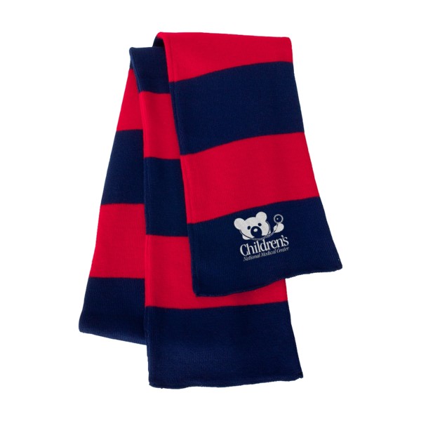 Sportsman SP02 Rugby Striped Knit Scarf 1