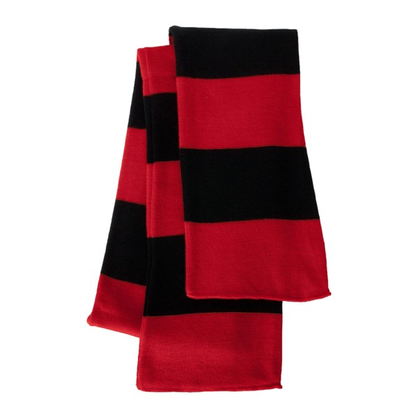 Sportsman SP02 Rugby Striped Knit Scarf 1