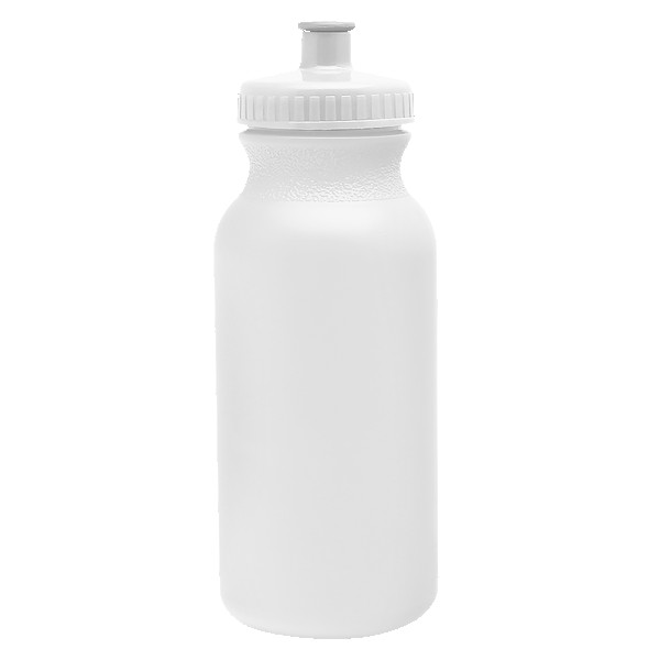 Circuit 20oz Bike Bottle - White w/Push-Pull Lid 1