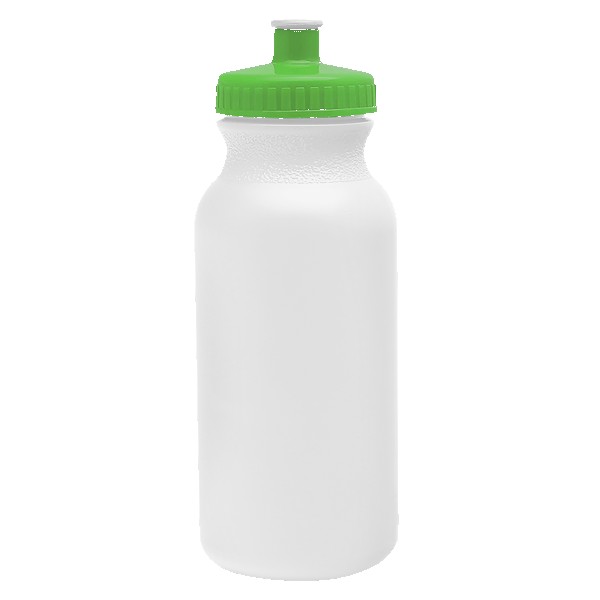 Circuit 20oz Bike Bottle - White w/Push-Pull Lid 1
