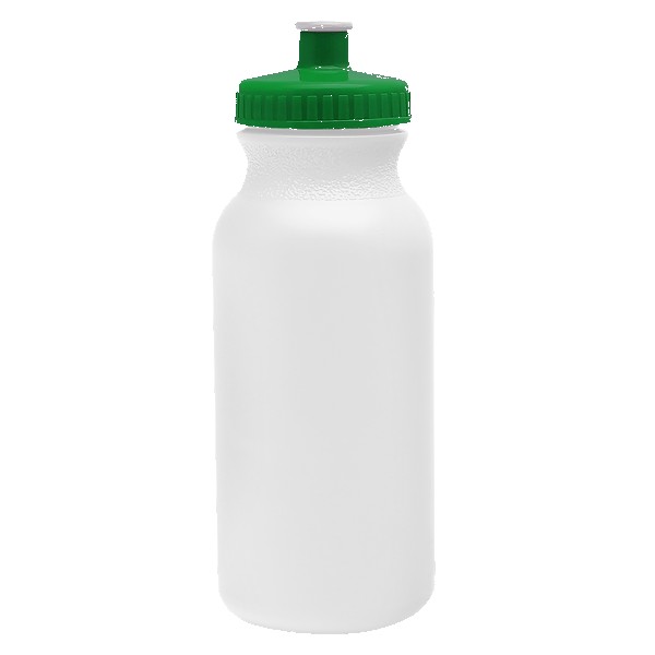 Circuit 20oz Bike Bottle - White w/Push-Pull Lid 1