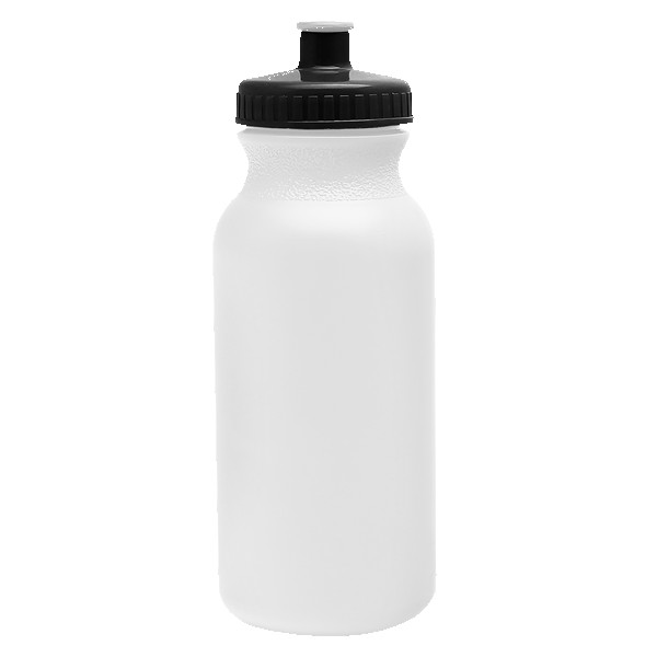 Circuit 20oz Bike Bottle - White w/Push-Pull Lid 1