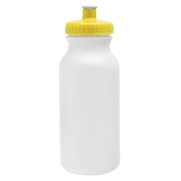 Circuit 20oz Bike Bottle - White w/Push-Pull Lid 1