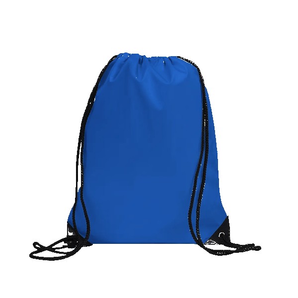 Centauri Recycled Black Trim Drawstring Bag 1