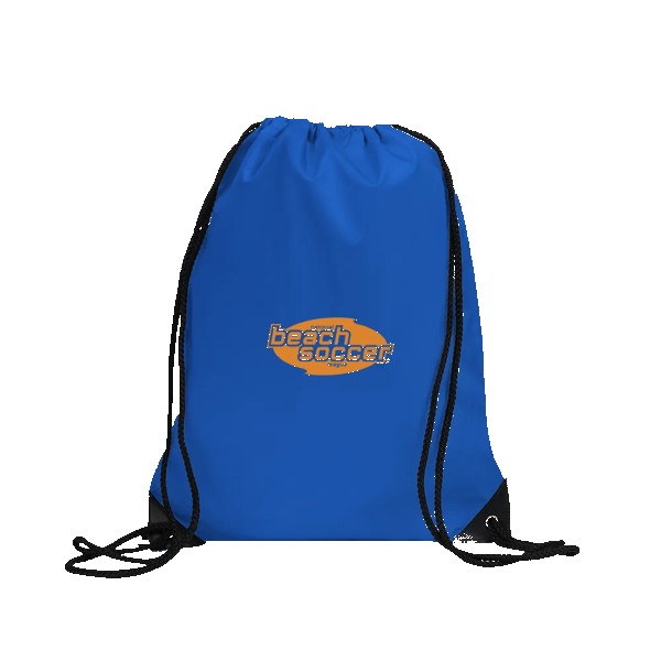 Centauri Recycled Black Trim Drawstring Bag 1